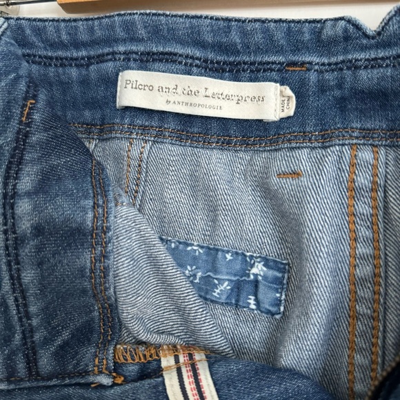 Anthropologie patchwork workwear jeans - Picture 6 of 11